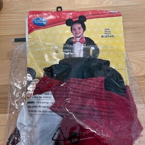 Disney Mickey Mouse Kids Costume - Red, Black, and White